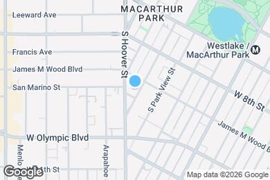 Map image of the property - 915 S Carondelet St