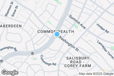 Map image of the property - 1622 Commonwealth Ave