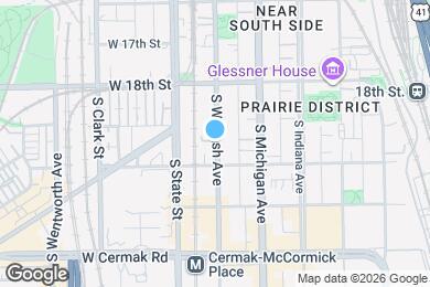 Map image of the property - 1938 S Wabash Ave