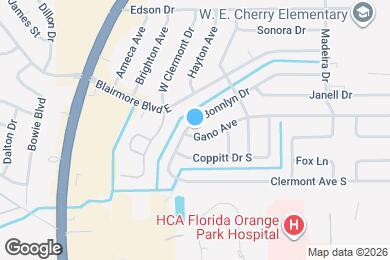 Map image of the property - 281 Gano Ave