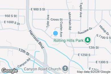 Map image of the property - 1334 Henderson Dr