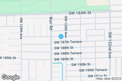 Map image of the property - 12525 SW 187th Ter