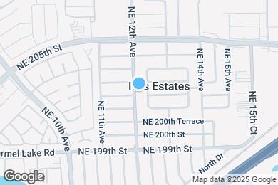 Map image of the property - 20255 NE 12th Ave