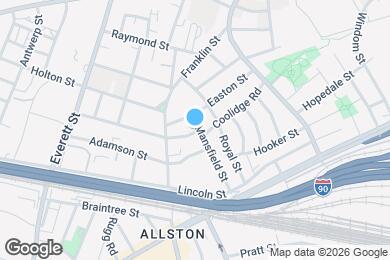 Map image of the property - 52 Mansfield St