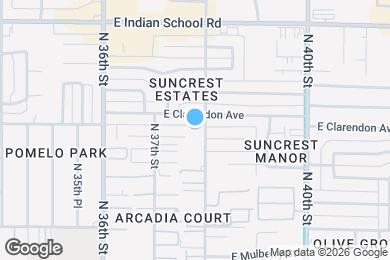 Map image of the property - 3650 N 38th St