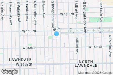 Map image of the property - 3745 W Douglas Blvd