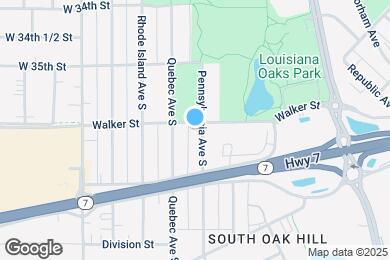 Map image of the property - 3600 Pennsylvania Ave S