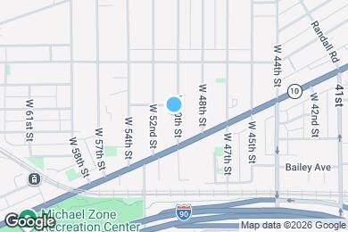 Map image of the property - 1956 W 50th St