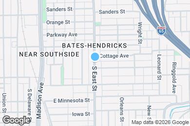 Map image of the property - 1439 S East St