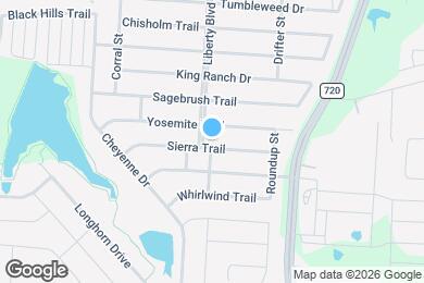 Map image of the property - 8805 Sierra Trail
