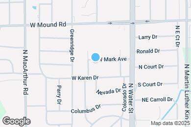 Map image of the property - 237 W Mark Ave
