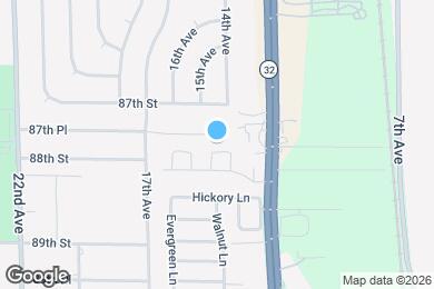 Map image of the property - 1407 87th Pl