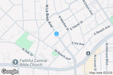 Map image of the property - 511 N La Brea Ave