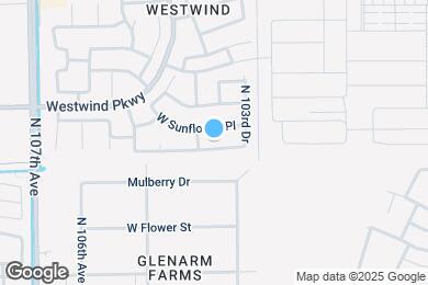 Map image of the property - 10406 W Orange Blossom Ln