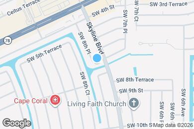 Map image of the property - 808 SW 7th Terrace