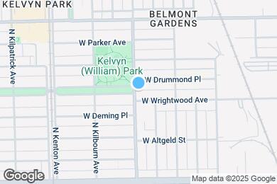 Map image of the property - 2609 N Kostner Ave