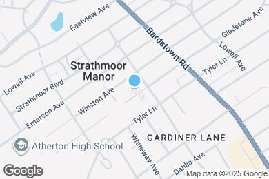 Map image of the property - 2119 Gladstone Ave