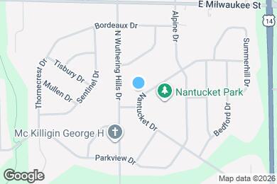 Map image of the property - 1015 Nantucket Dr