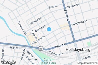 Map image of the property - 315 Allegheny St