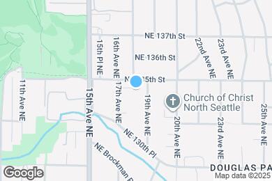 Map image of the property - 13352 17th Ave NE