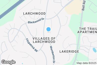 Map image of the property - 832 Ember Lake Dr