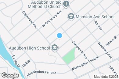 Map image of the property - 424 Oak St