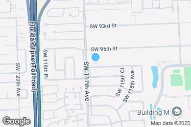 Map image of the property - 11645 SW 96th Ter