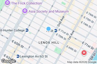 Map image of the property - EAST 70 STREET