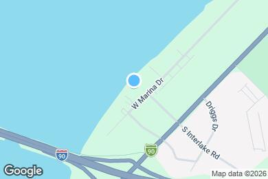 Map image of the property - 2900 W Marina Dr