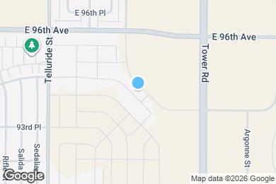 Map image of the property - 9466 Yampa Ct