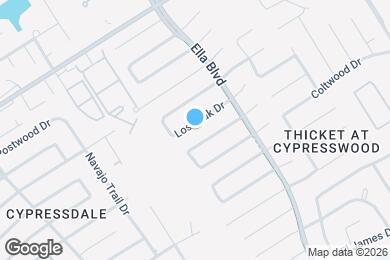 Map image of the property - 3635 Lost Oak Dr