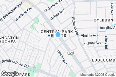 Map image of the property - The Terraces at Park Heights (Senior 62+)