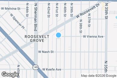 Map image of the property - 3758 N 41st St