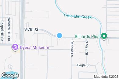 Map image of the property - 701 Chaparral Cir
