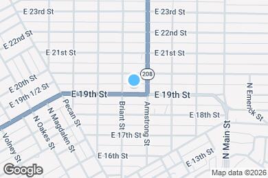 Map image of the property - 704 E 19th St