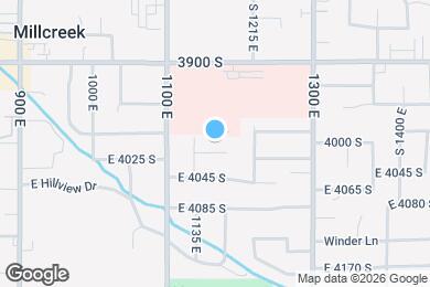 Map image of the property - 1169 E 4020 S