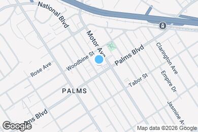 Map image of the property - 3438 Mentone Ave