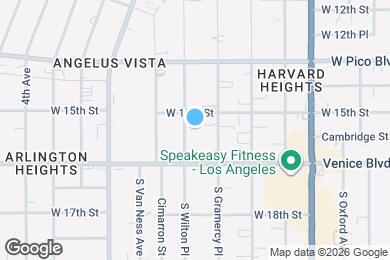 Map image of the property - 1518 S Wilton Pl