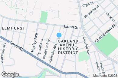 Map image of the property - 105 Radcliffe Ave