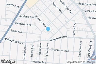 Map image of the property - 2317 Monroe Ave