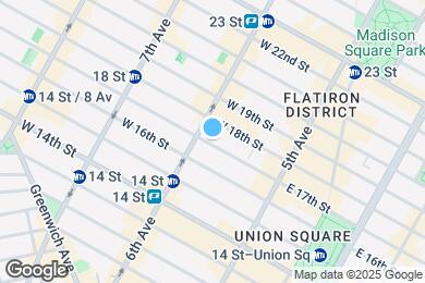 Map image of the property - 55 W 17th St