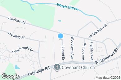 Map image of the property - 118 Sunset Dr
