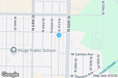 Map image of the property - 5851 N 61st St