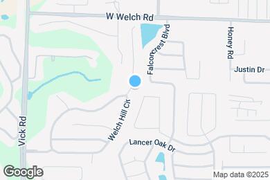 Map image of the property - 1221 Welch Ridge Ter