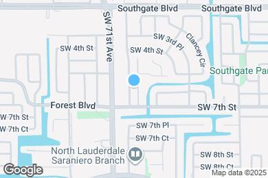 Map image of the property - Waterford Villas - 6890- 6857 SW 5th St Margate, FL 33068