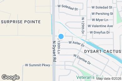 Map image of the property - 13038 W Aster Dr