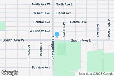 Map image of the property - 110 South Ave E