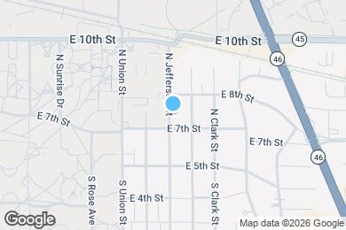 Map image of the property - 314 N Jefferson St
