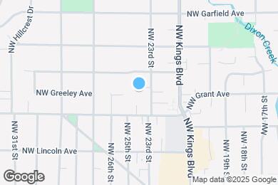 Map image of the property - 1250 NW 23rd St