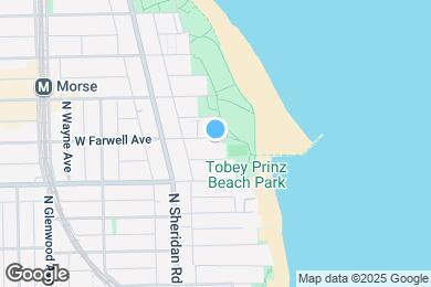 Map image of the property - 1127 W Farwell Ave